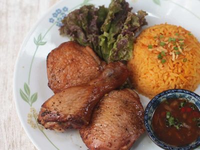Guam-style Grilled Chicken with Annatto Rice