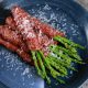 Roasted salami-wrapped asparagus: appetizer or cocktail food