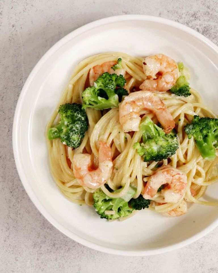 Creamy Shrimp And Broccoli Spaghetti 6562