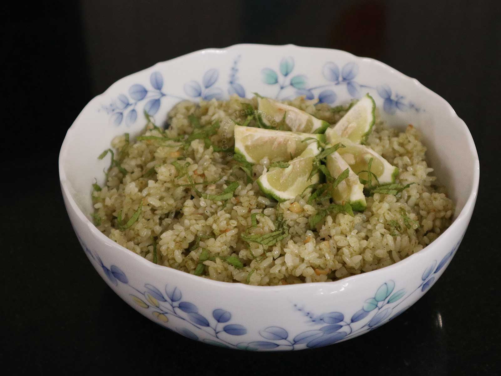 Pesto rice