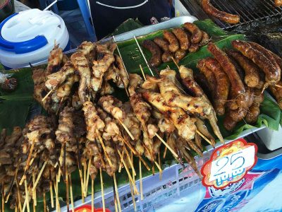 Sate stall in Chiang Mai