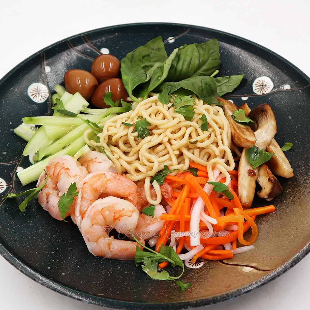 Asian cold noodle salad