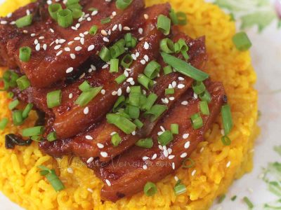 Korean-style Pan-grilled Spicy Pork Belly