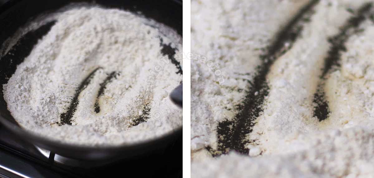 Toasted flour