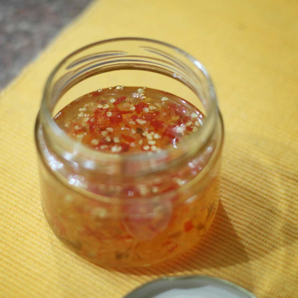 Homecooked sweet chili sauce (no starch)