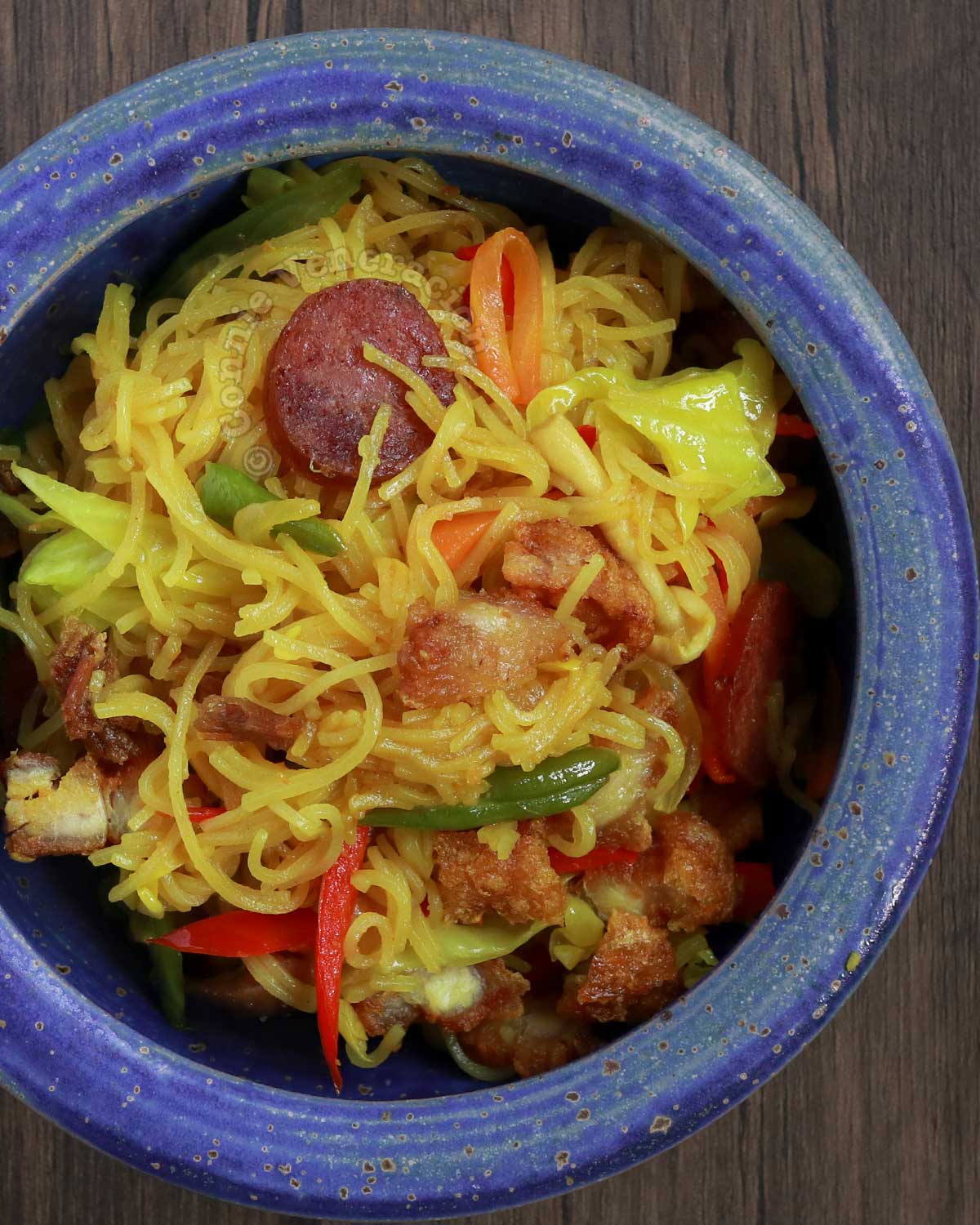 Singapore noodles (curry bee hoon)
