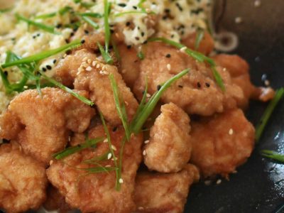 Japanese chicken nanban with tartar sauce