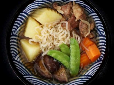 Japanese beef and potato stew (nikujaga)