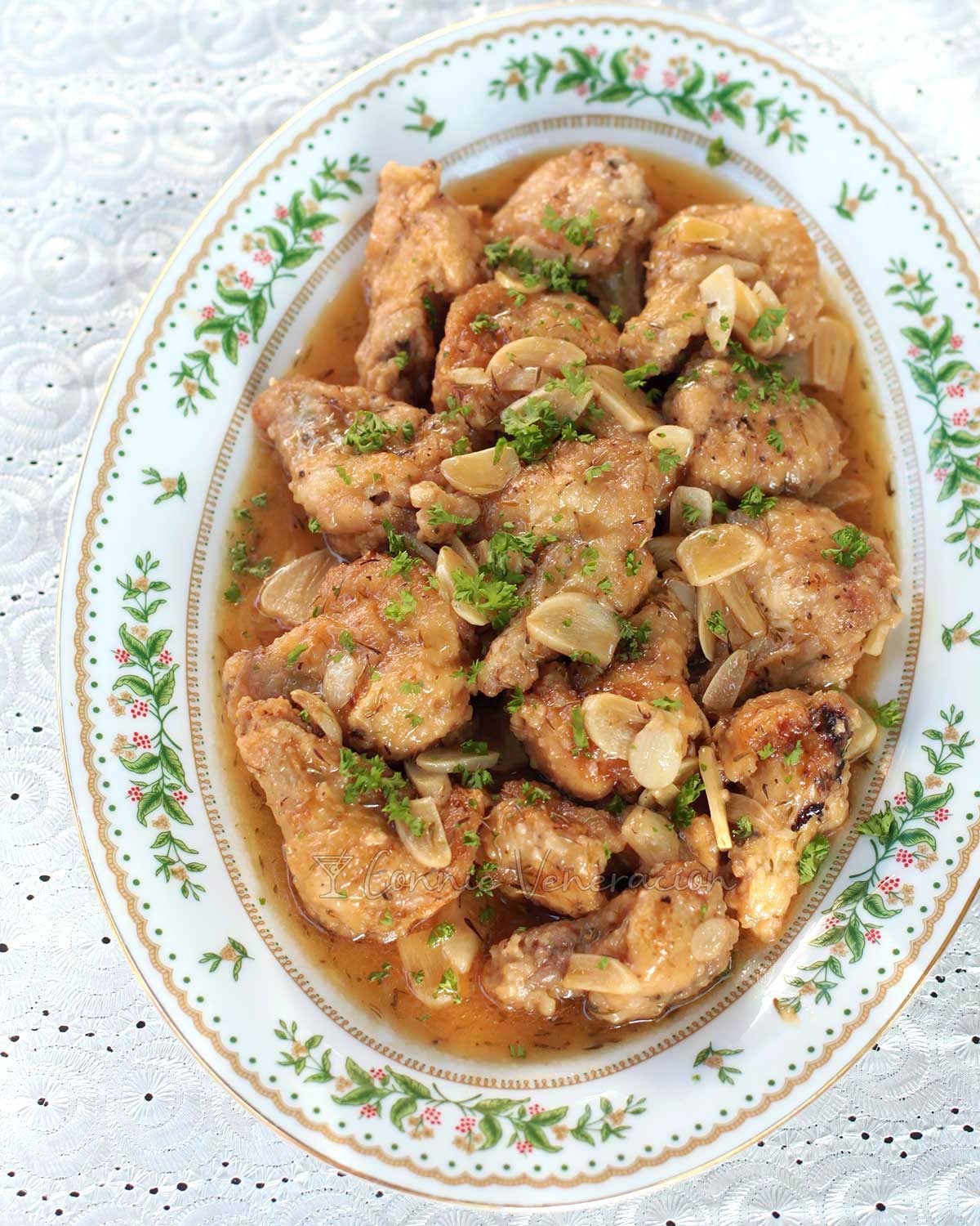 Spanish garlic chicken (pollo al ajillo)