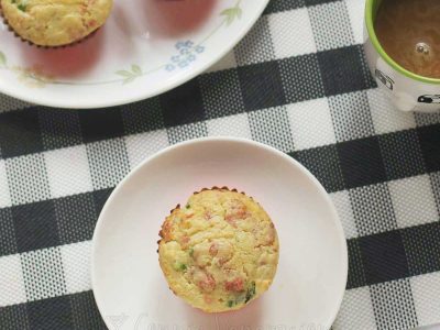 Bacon and asparagus breakfast muffins