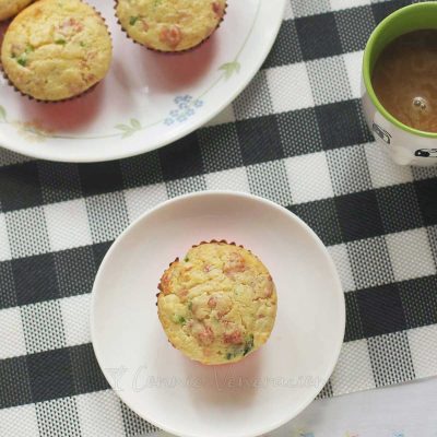 Bacon and asparagus breakfast muffins