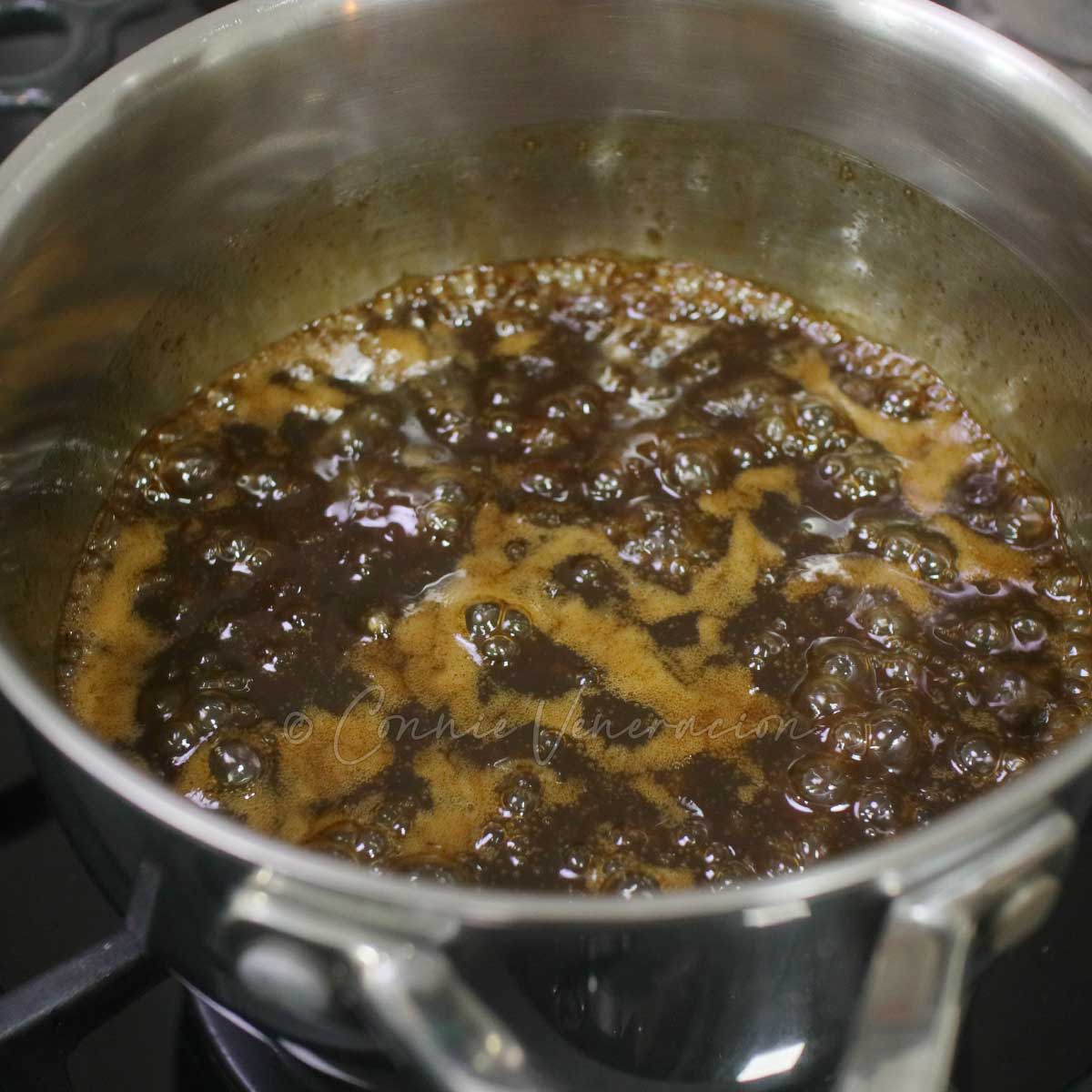 Reducing pork bulgogi marinade to make dipping sauce