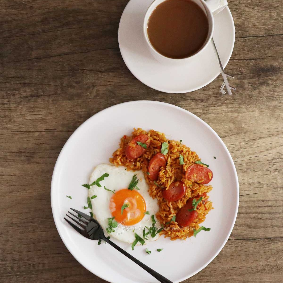 Sausage and tomato rice