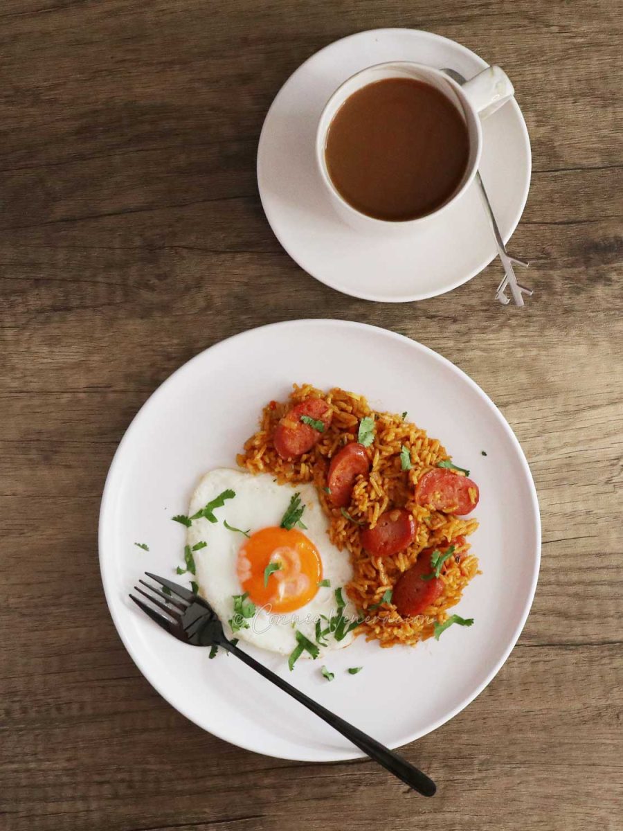 Sausage and tomato rice