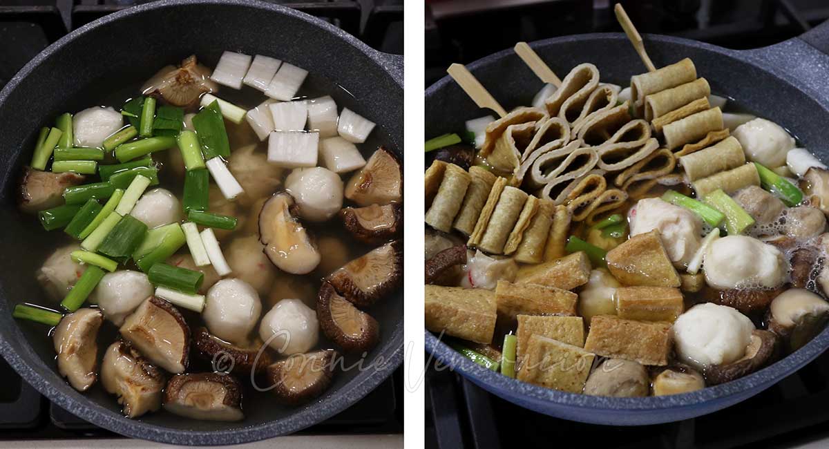 Cooking oden