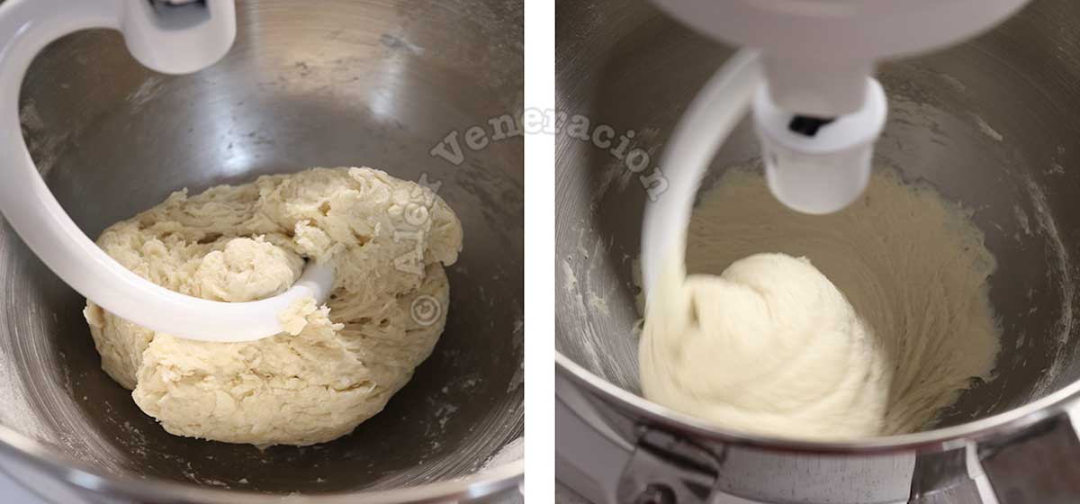 Making pandesal dough in stand mixer