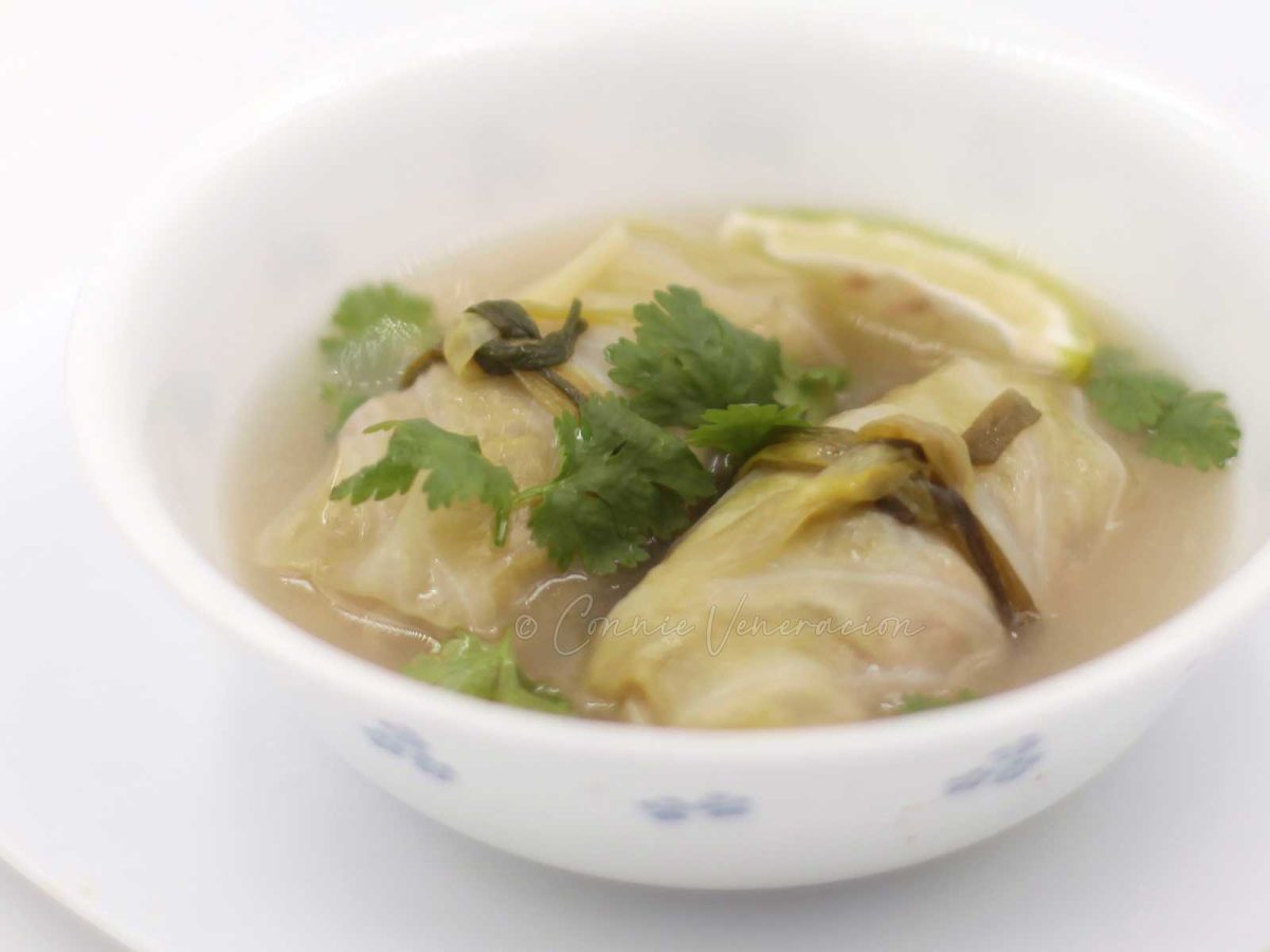 Thai cabbage rolls