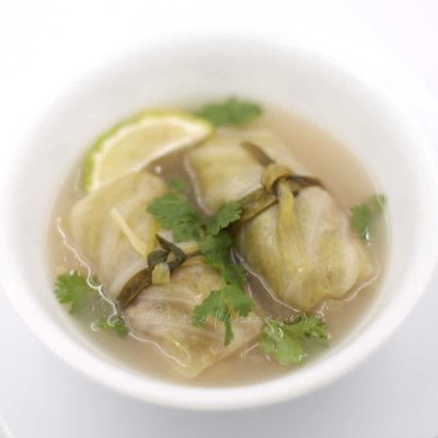 Thai cabbage rolls
