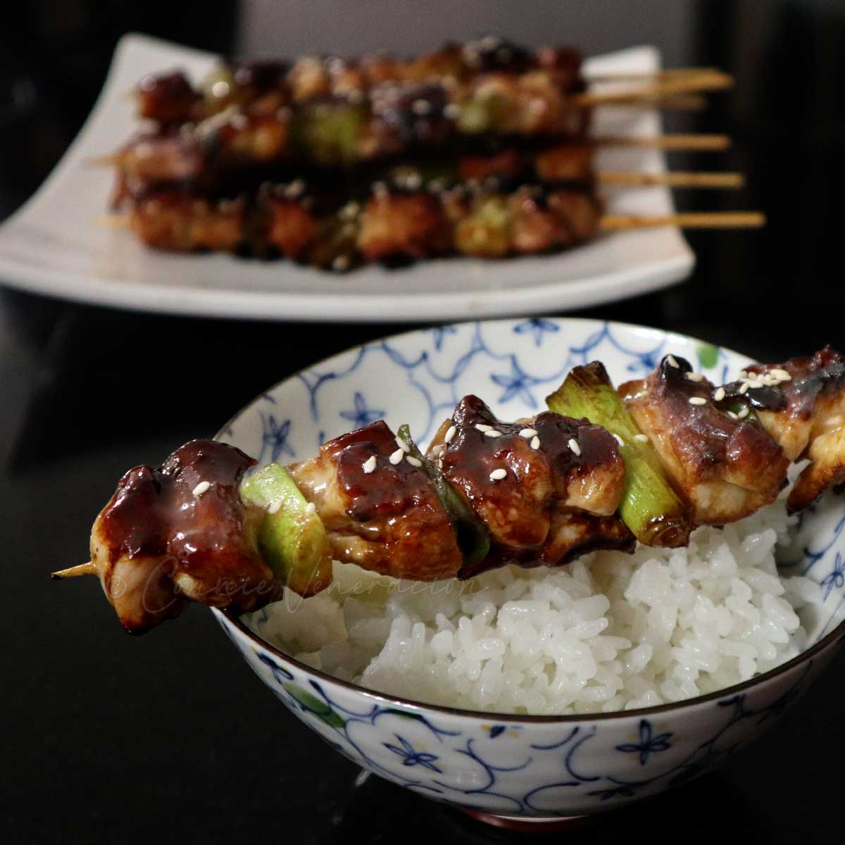 Easy yakitori with tare sauce