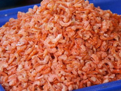 Unshelled dried shrimps
