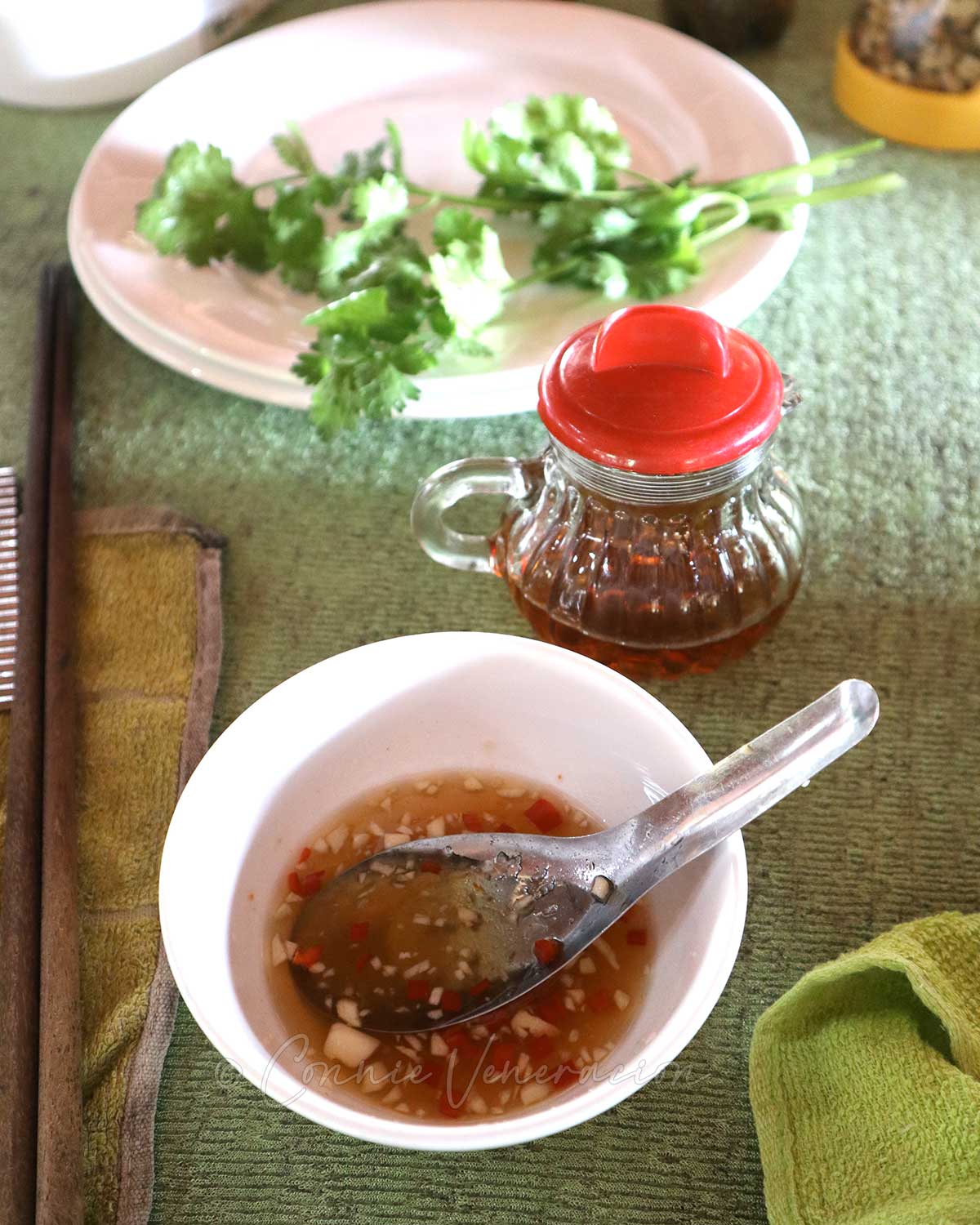 Vietnamese mixed fish sauce