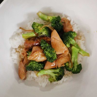Chicken broccoli rice bowl