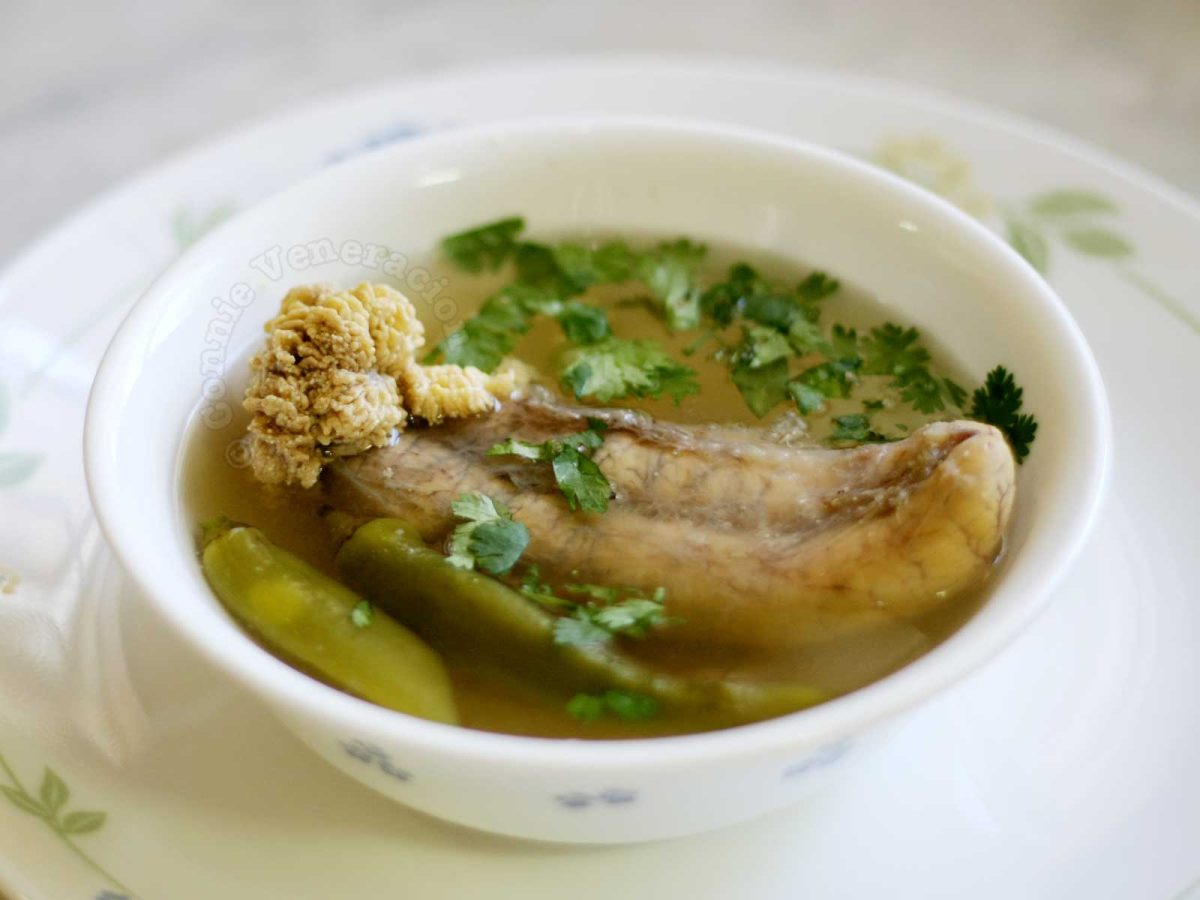 Fish roe soup