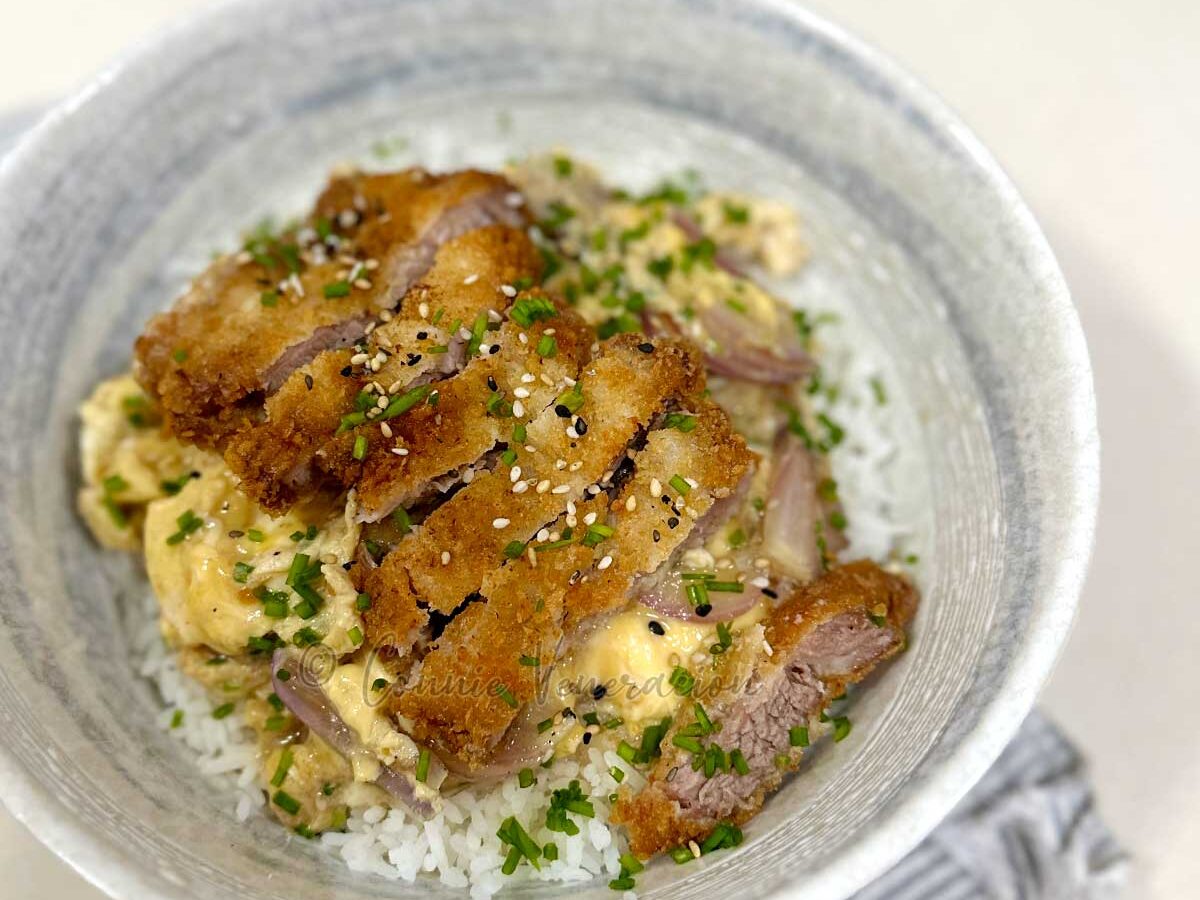 Air fried lemongrass pork belly