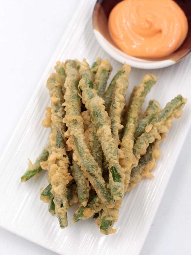 Green beans tempura
