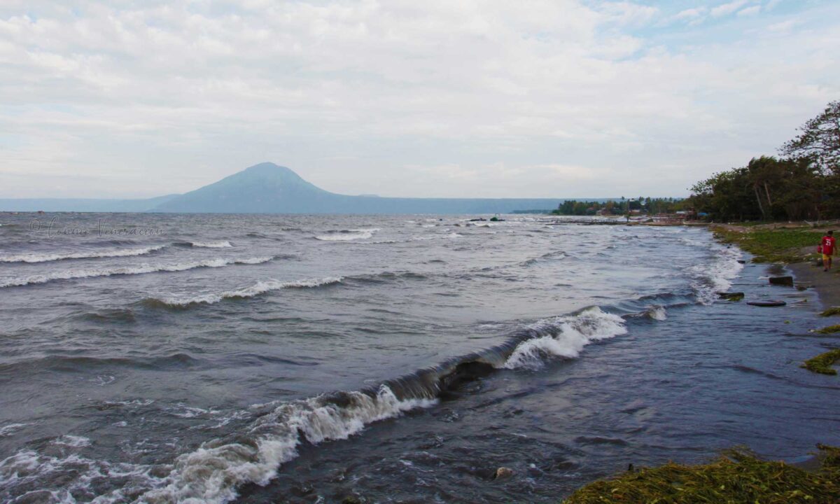 Taal volcano as seen from San Nicolas