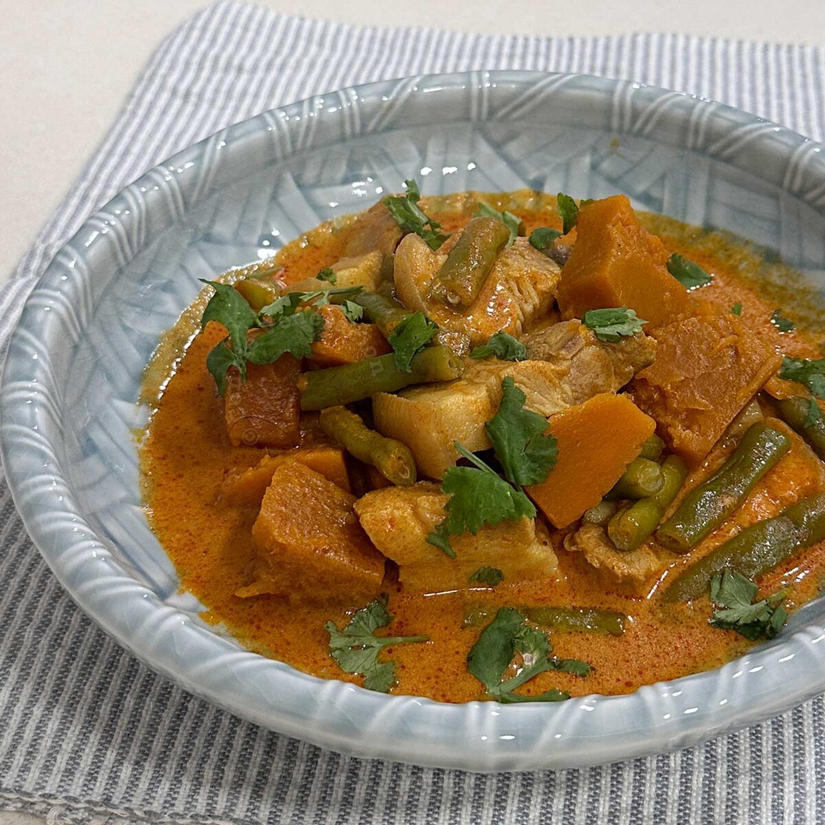 Phuketian heritage curry with pork and vegetables