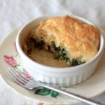 Spanakopita-inspired spinach, bacon and cream cheese pot pie