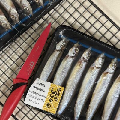 Capelin (shishamo) and its eggs