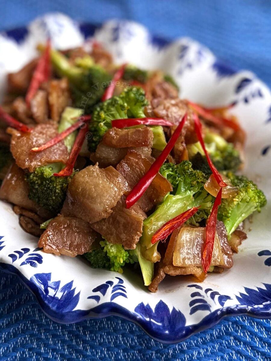 12-minute pork and broccoli stir fry