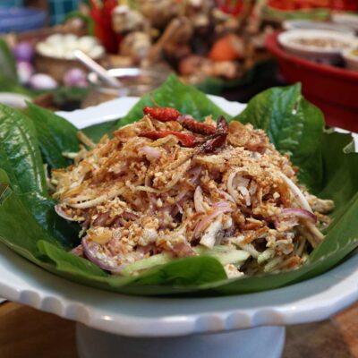 Thai green mango salad, Chiang Mai, 2020