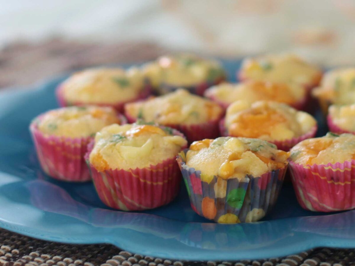 3-cheese cornbread muffins