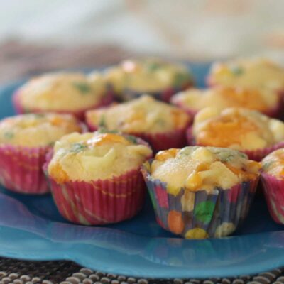 3-cheese corn muffins