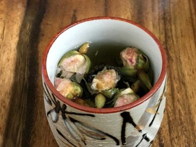 A cup of rose “tea”