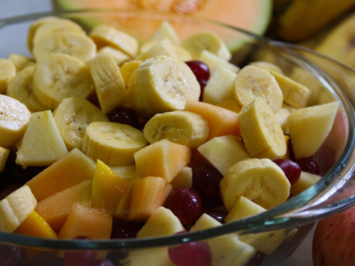 Diced fresh fruits