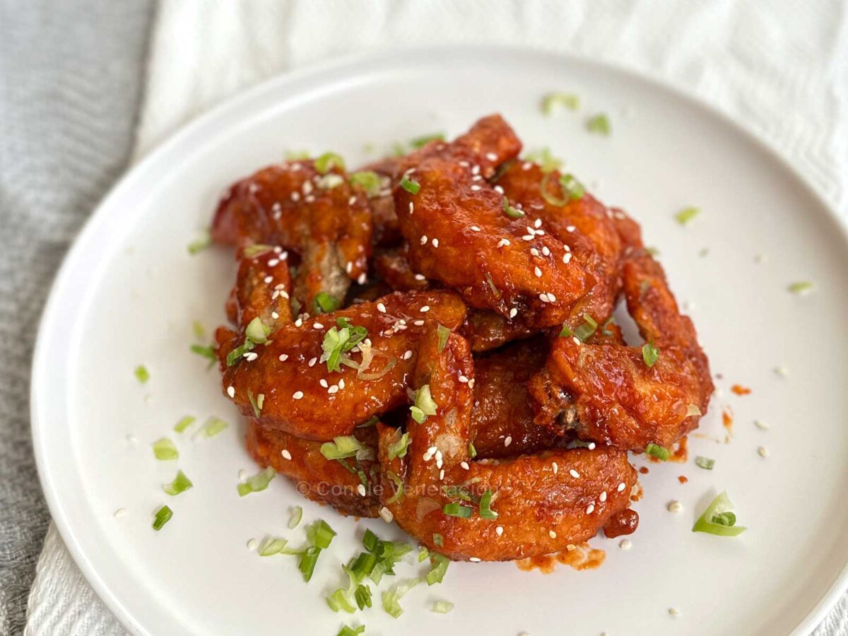 Korean fried chicken wings

