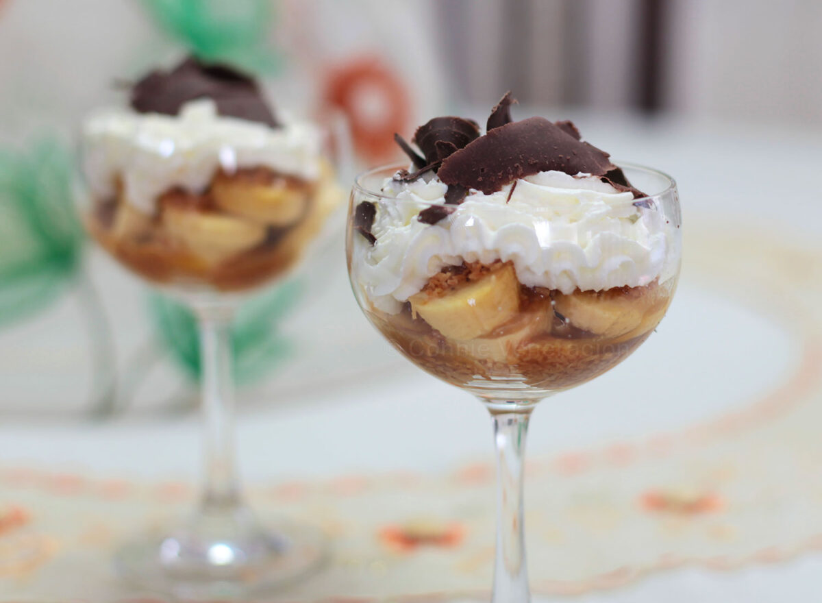 Banoffee with a tropical twist
