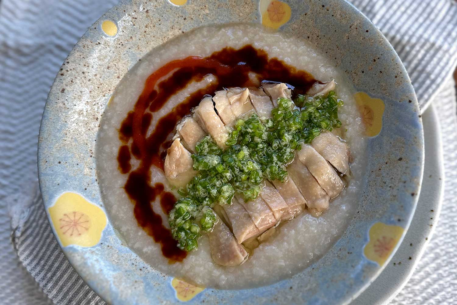 Hainanese chicken congee