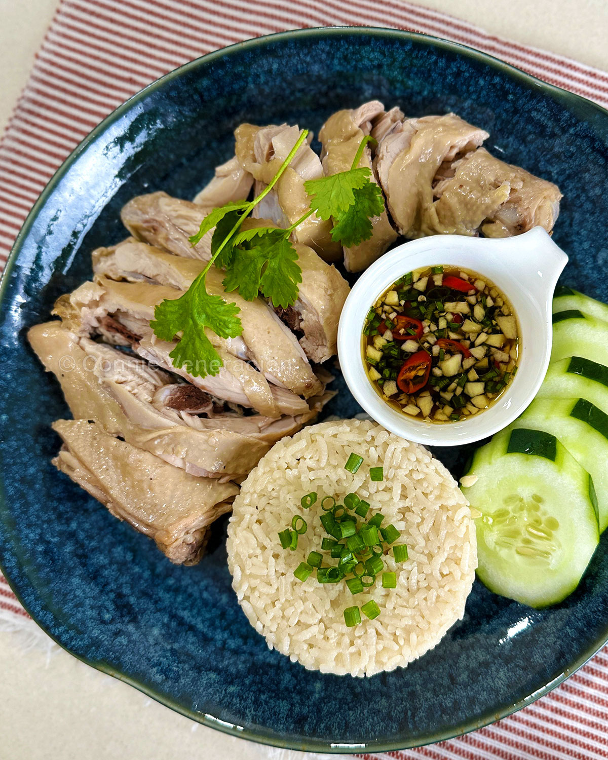 Lemongrass pandan chicken and rice
